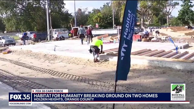 Habitat for Humanity breaking ground on two homes