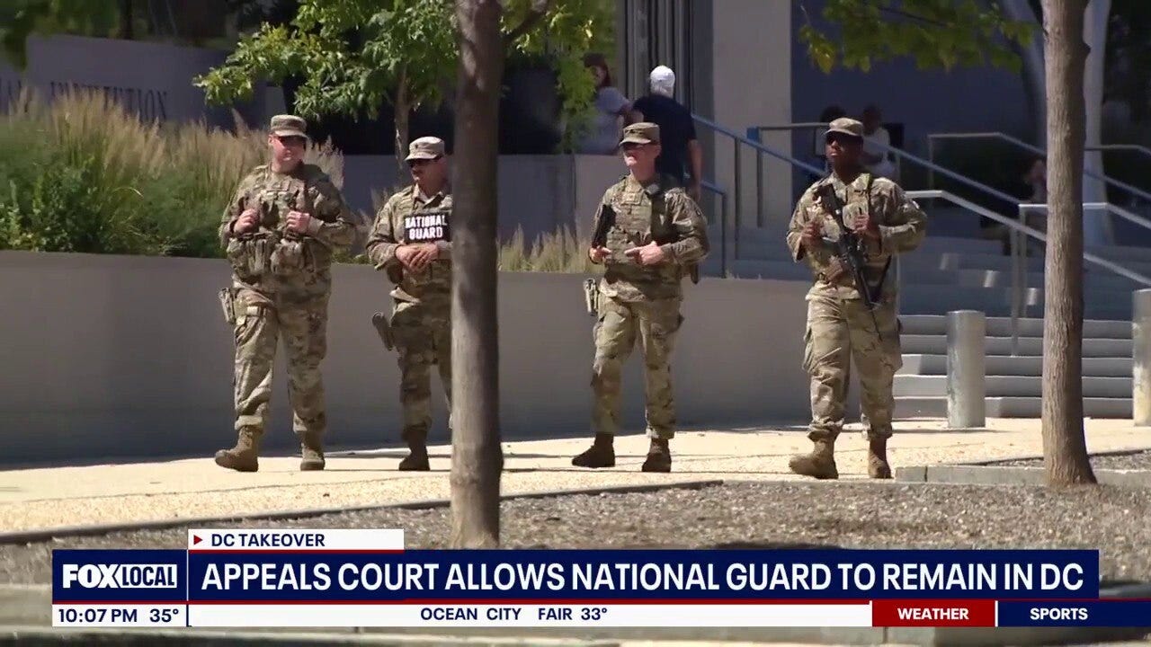 Court rules that National Guard troops can remain in DC