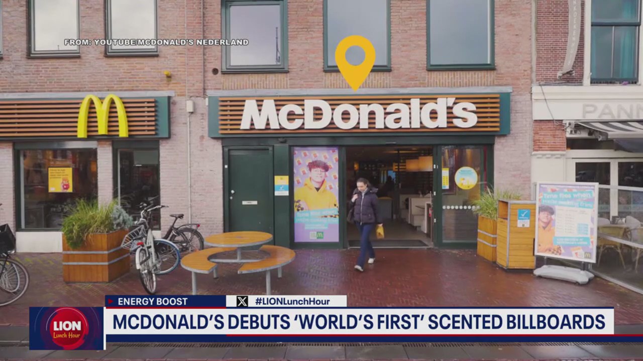 McDonald's debuts scented billboards