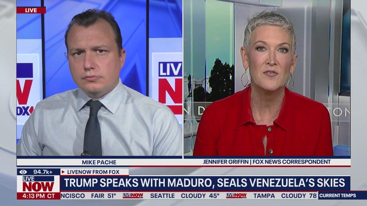 Trump speaks with Maduro, seals Venezuela's skies