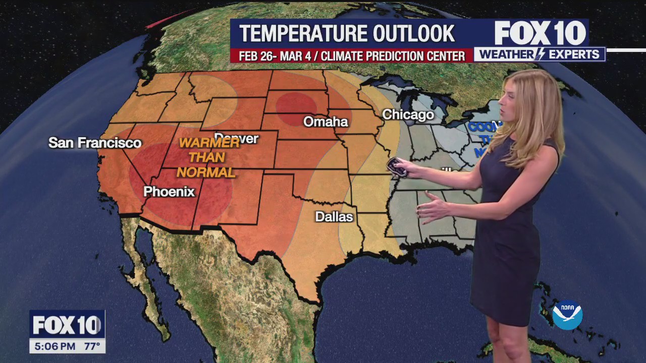 5 p.m. Weather Forecast - 2/18/25