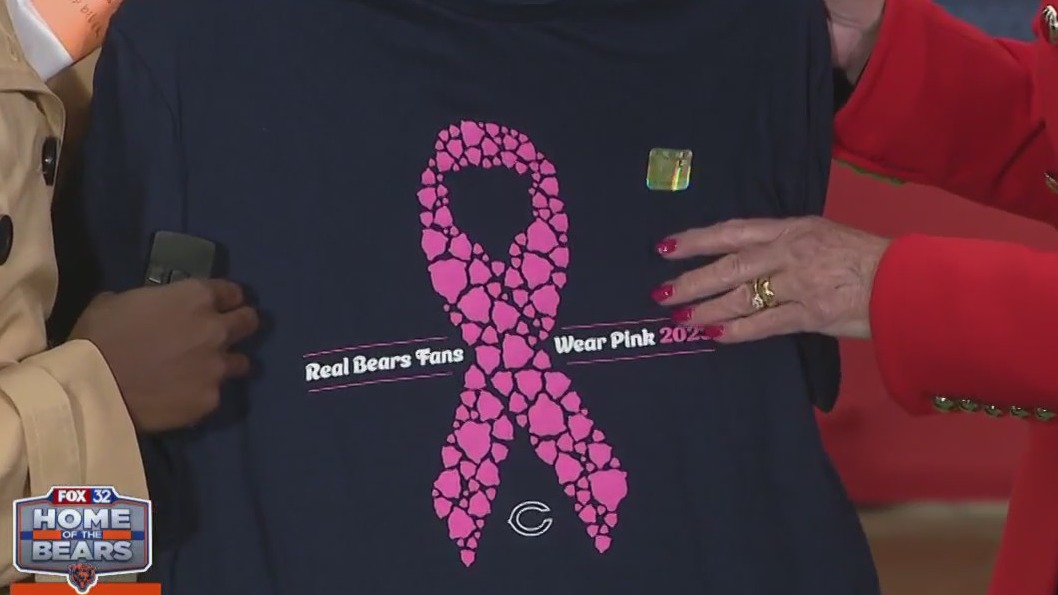 Chicago Bears charity spotlights breast cancer awareness this month