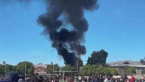 Fire breaks out at Kennedy HS in Granada Hills