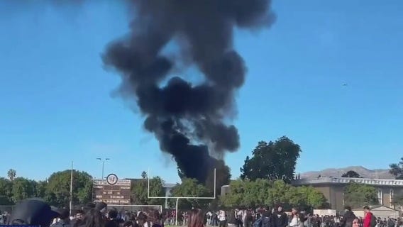 Fire breaks out at Kennedy HS in Granada Hills