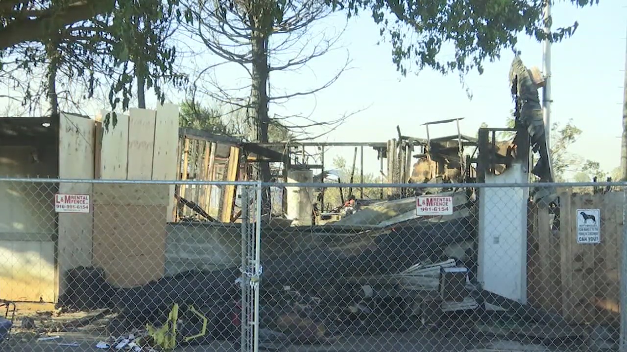 Aftermath of Suisun City fire