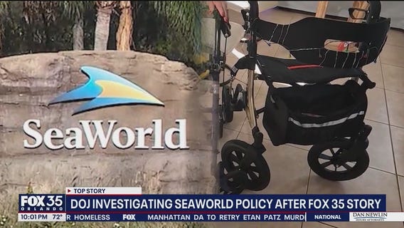 DOJ investigating SeaWorld over ban on rollator walkers