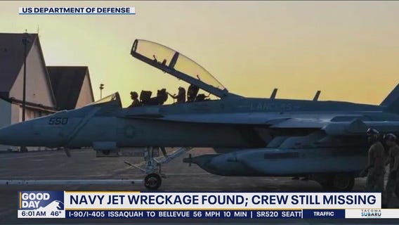 Navy Growler jet wreckage found; pilots still missing in WA