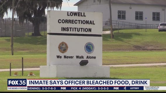 Florida inmate sues corrections department over bleach in drink