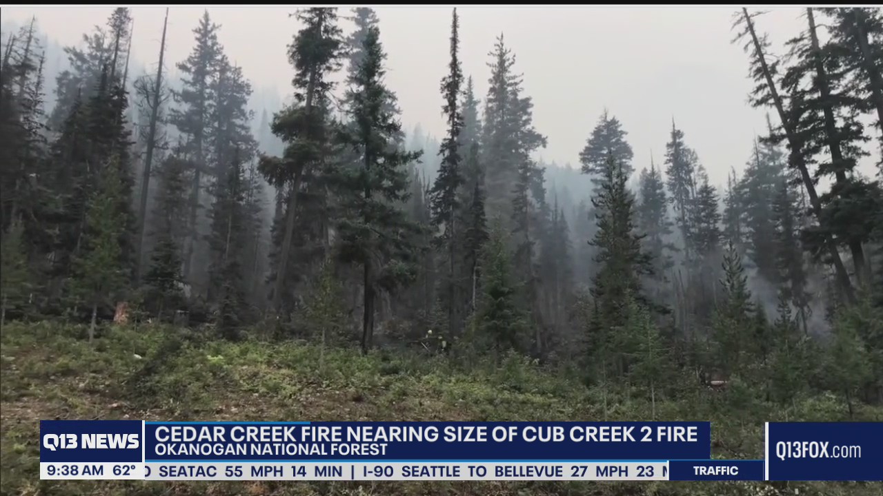 Wildfires continue burning in Washington's hot, dry summer