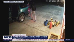Three people break into Skagit County fire station