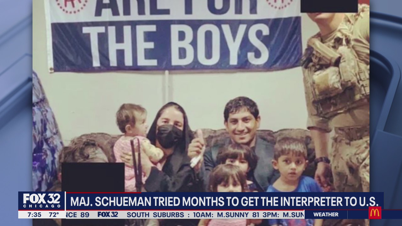 Interpreter safely escapes Afghanistan thanks to the efforts of Chicago-native Marine Corps major