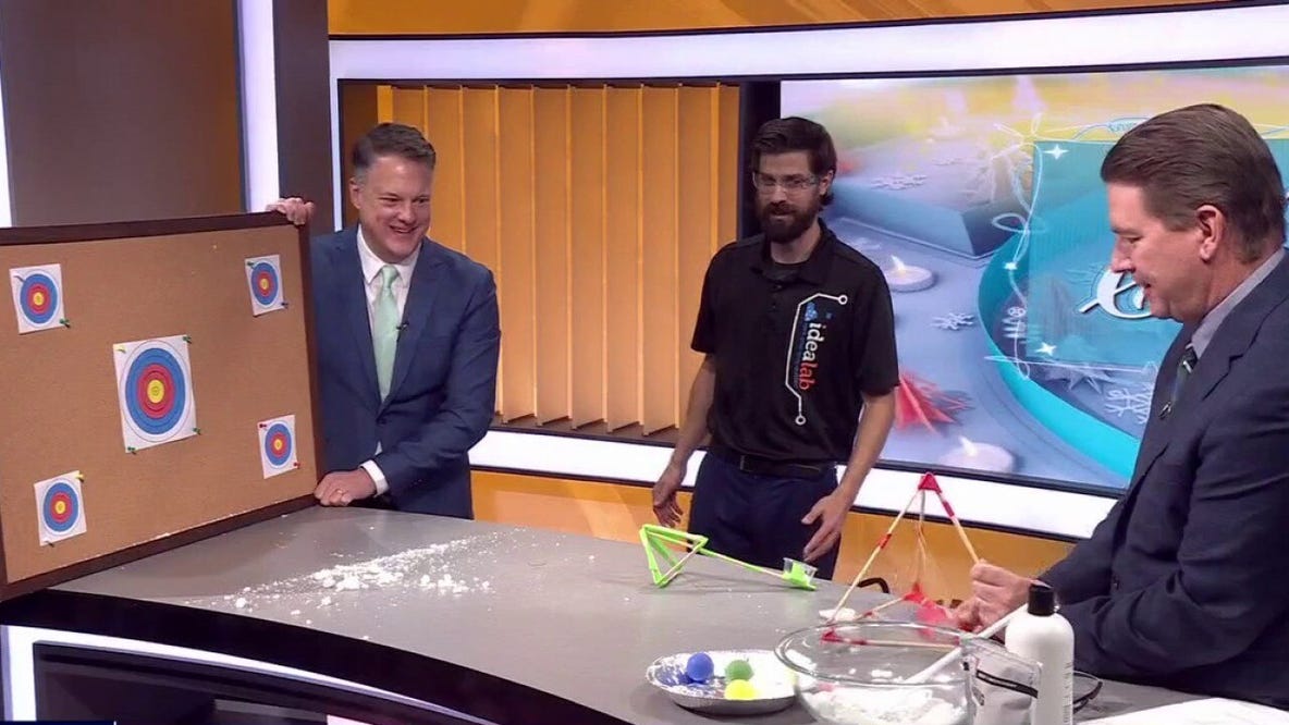 Holiday science experiment: Marshmallow catapults