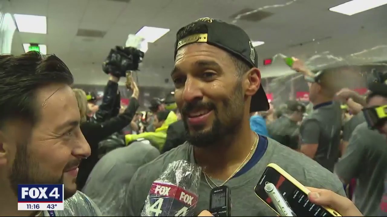 Marcus Semien, Nathan Eovaldi speak on World Series win