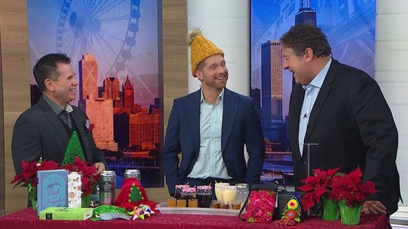 Berwyn is Elfing Around the Depot for its annual holiday pub crawl