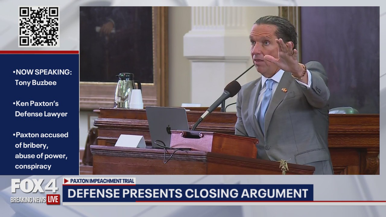Paxton Impeachment Trial: Tony Buzbee Closing Argument