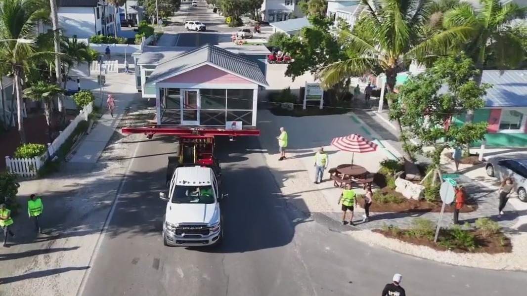 Historic cottage's journey to new home