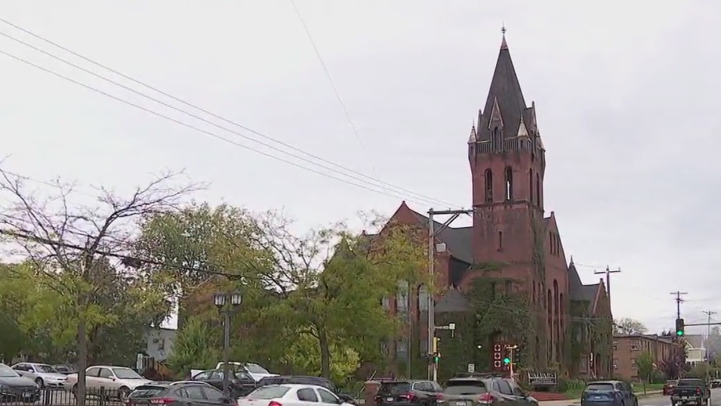 Calvary Baptist Church steeple restoration