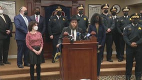 Rabbi delivers remarks on hate crime charges filed against Niles man