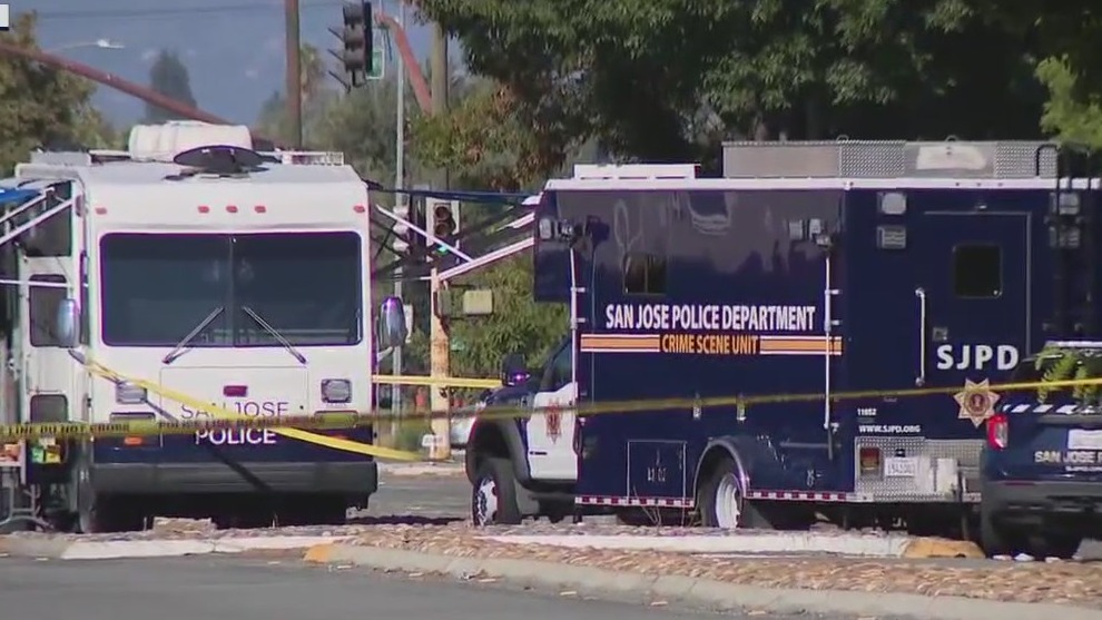 Large police presence in San Jose