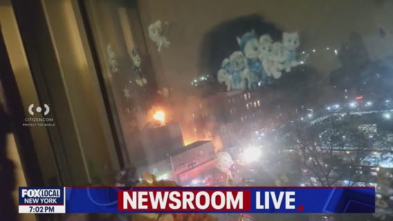 Four-alarm fire tears through East Harlem beer garden