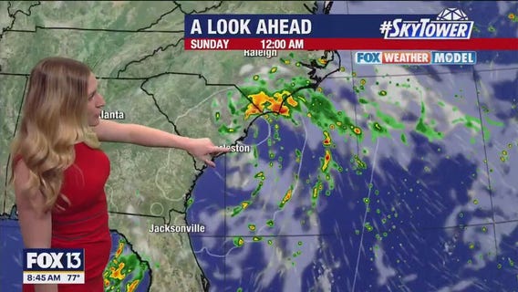 Tampa weather | Scattered thunderstorms Saturday
