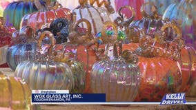 Blowing Glass at WGK Glass Art, Inc.