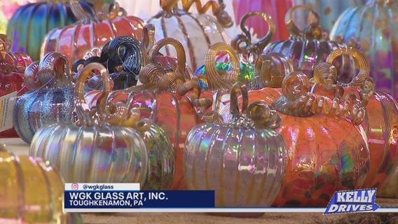 Blowing Glass at WGK Glass Art, Inc.