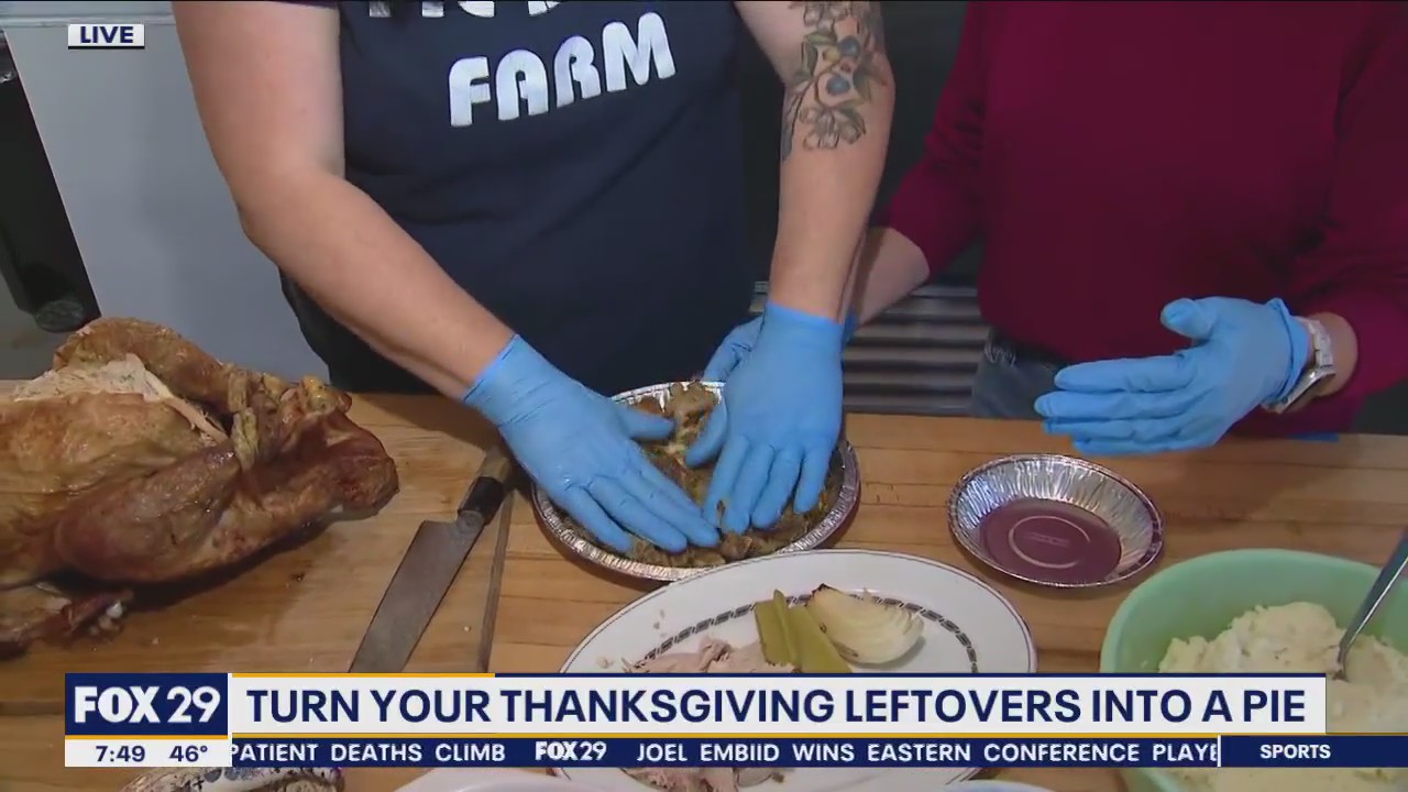 How to turn Thanksgiving leftovers into a pie