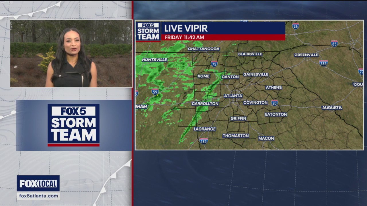 Friday midday weather forecast