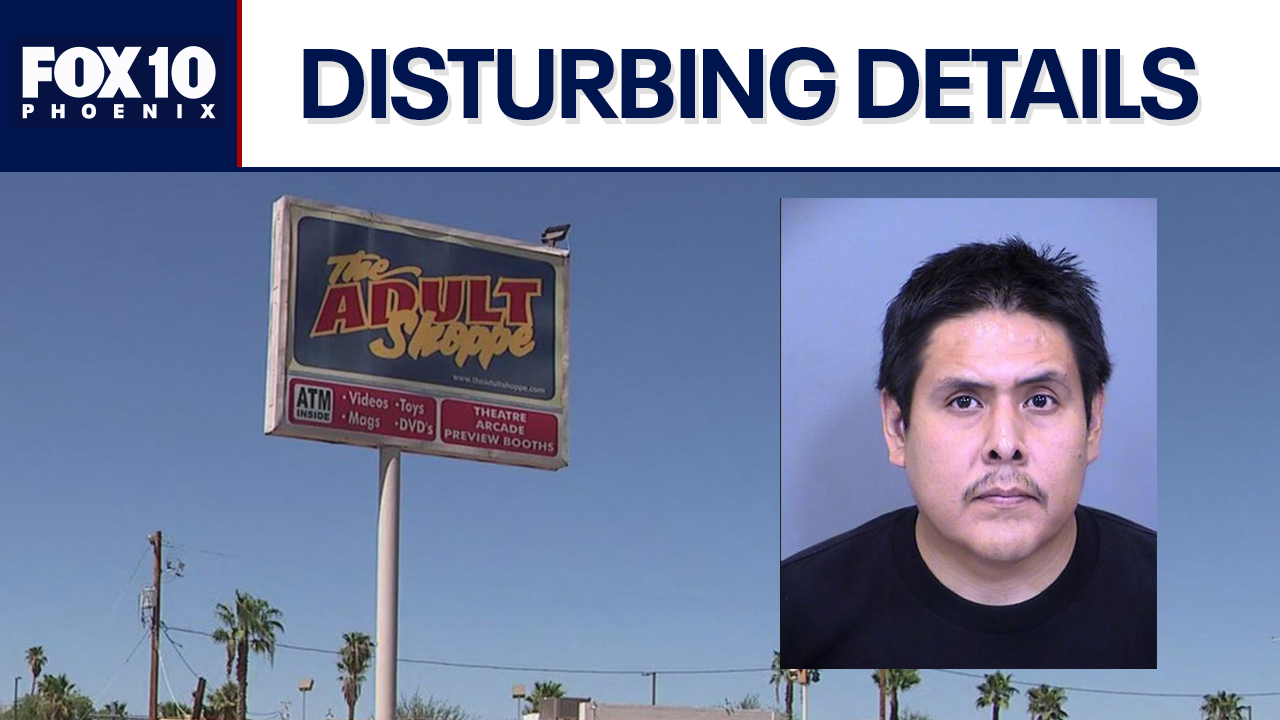 Father leaves kids in car while inside Phoenix adult store, docs say