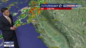 Shower chances in the North Bay