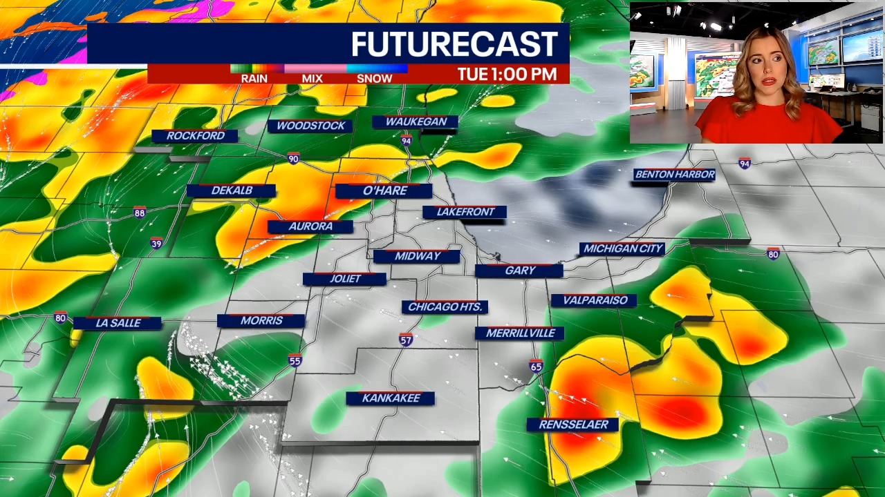 Chicago weather: Risk of strong to severe storms Tuesday afternoon