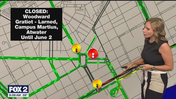 Detroit Grand Prix road closures