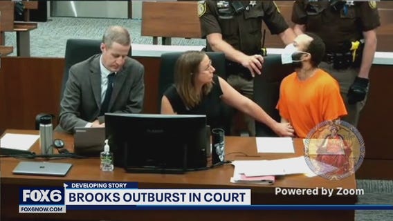 Darrell Brooks escorted out of court after outburst