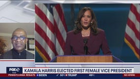 Kamala Harris makes history as first female vice president of color