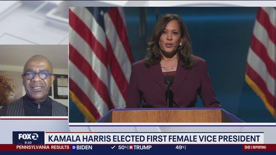 Kamala Harris makes history as first female vice president of color