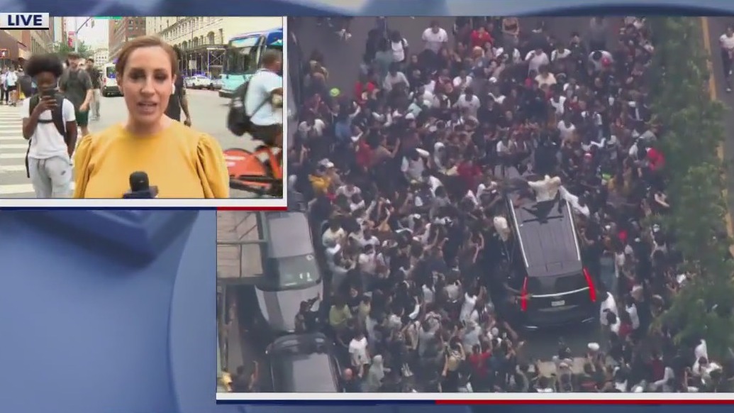 Kai Cenat giveaway causes dangerous scene in NYC