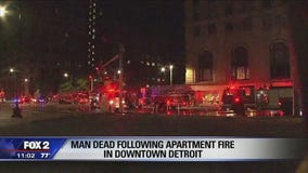 Man killed in downtown Detroit apartment fire