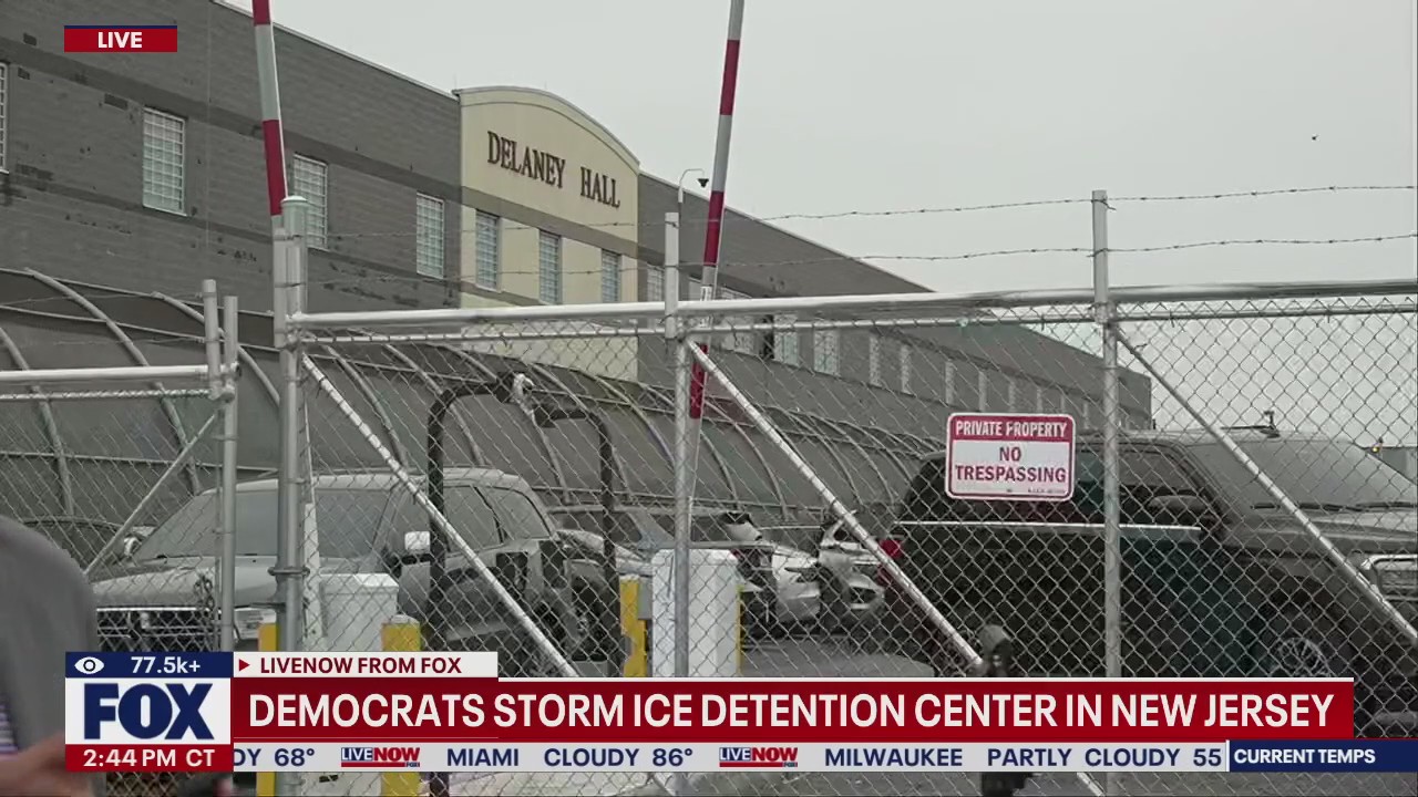 Newark mayor arrested during ICE facility protest