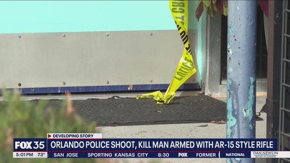 Orlando police shoot, kill man armed with rifle