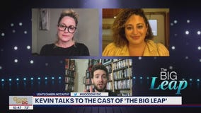 Kevin talks to the cast of ?The Big Leap?