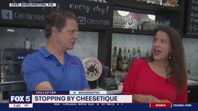 Checking out Cheesetique in Shirlington!