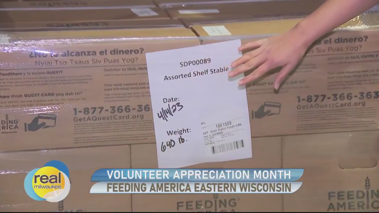 April is Volunteer Appreciation Month at Feeding America Eastern Wisconsin