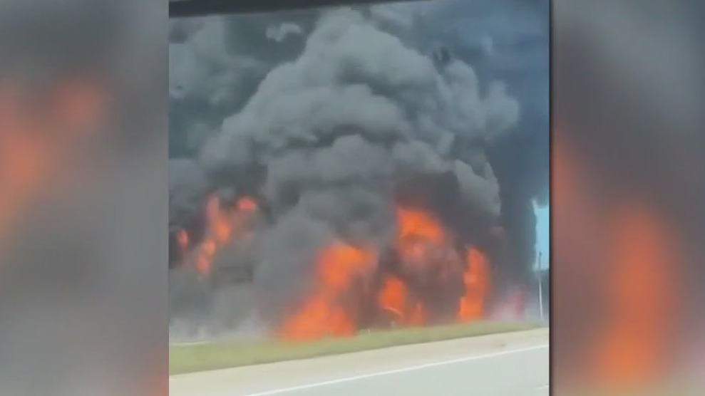 Lee County tanker fire
