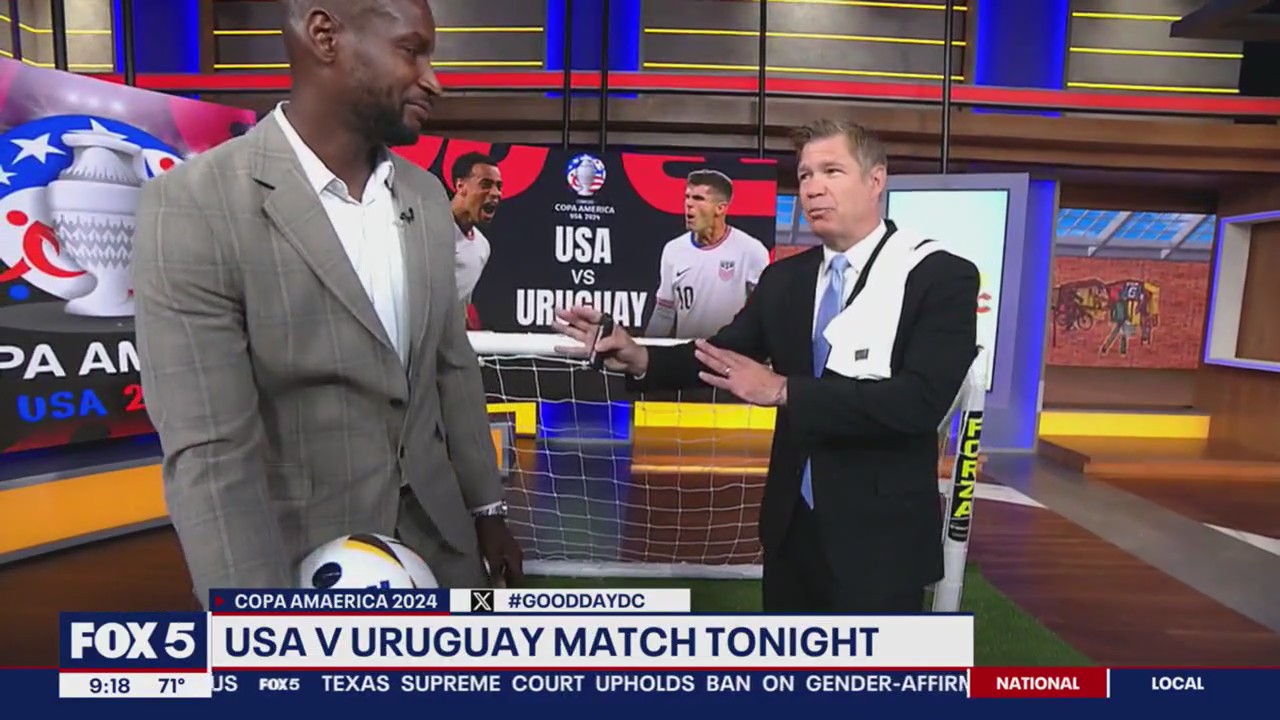 Previewing tonight's USA vs Uruguay soccer match | FOX 5 DC