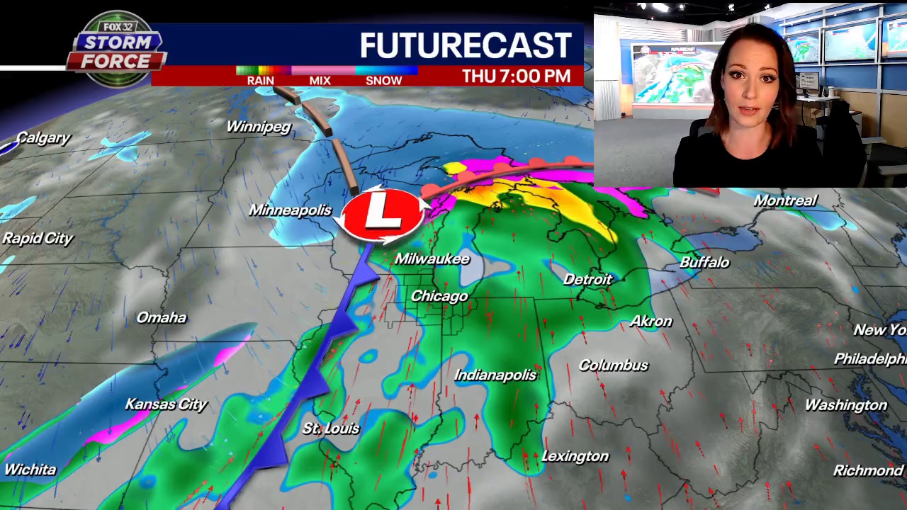 Rainy Thursday and then a big drop in temps for St. Patrick's Day