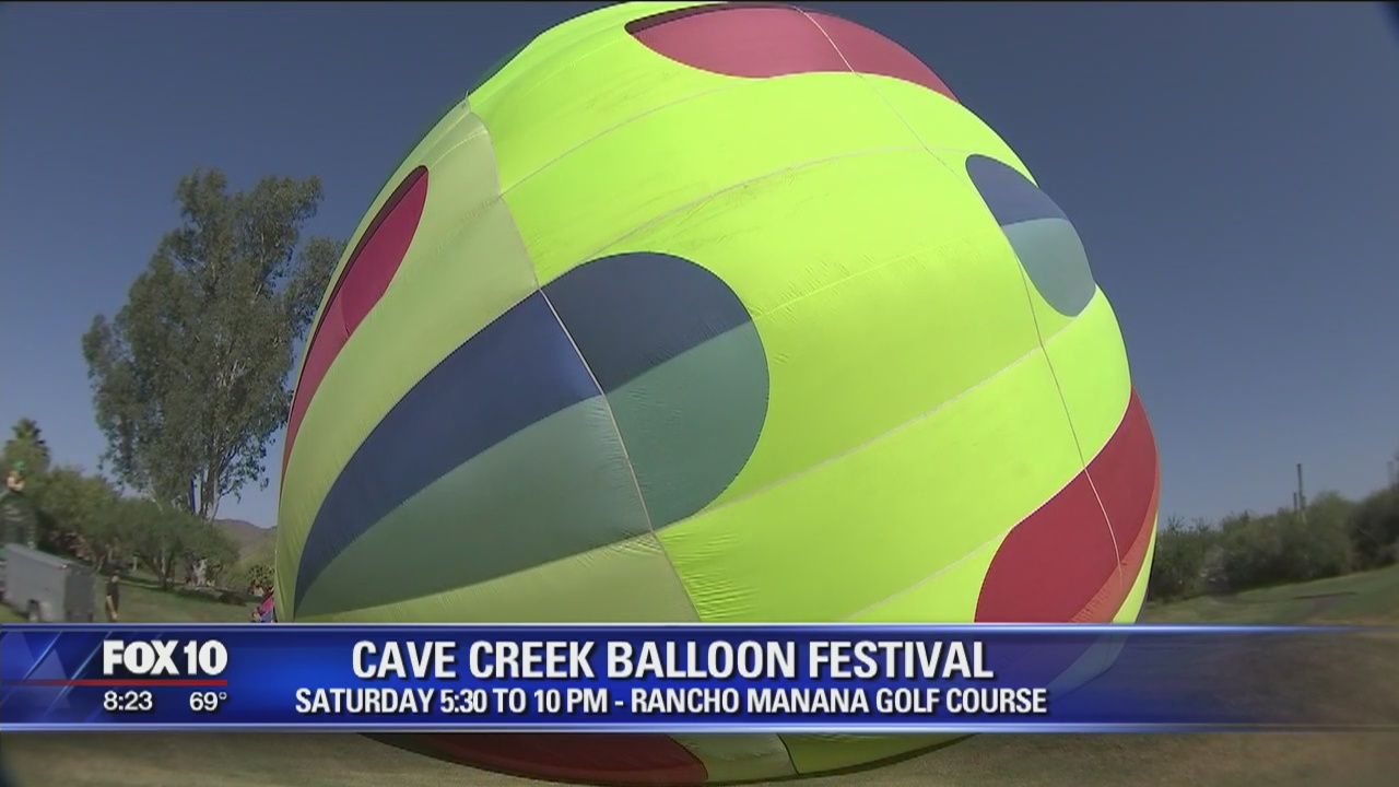 Come fly away at the Cave Creek Balloon Festival