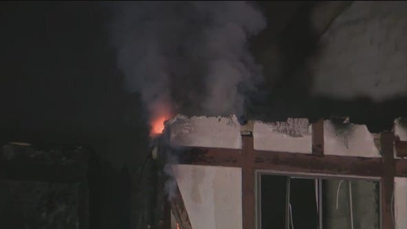 Massive fire destroys portion of Camelot Condominiums