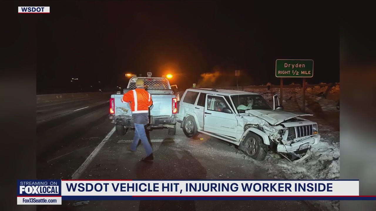 WSDOT worker hit by car while responding to incident in Leavenworth