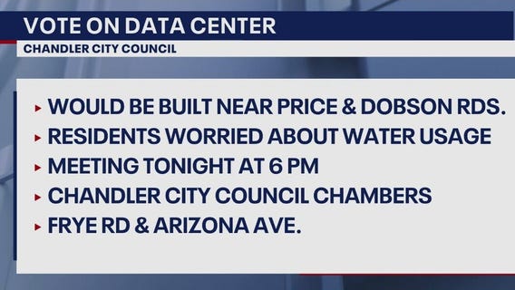 Chandler to vote on controversial data center project